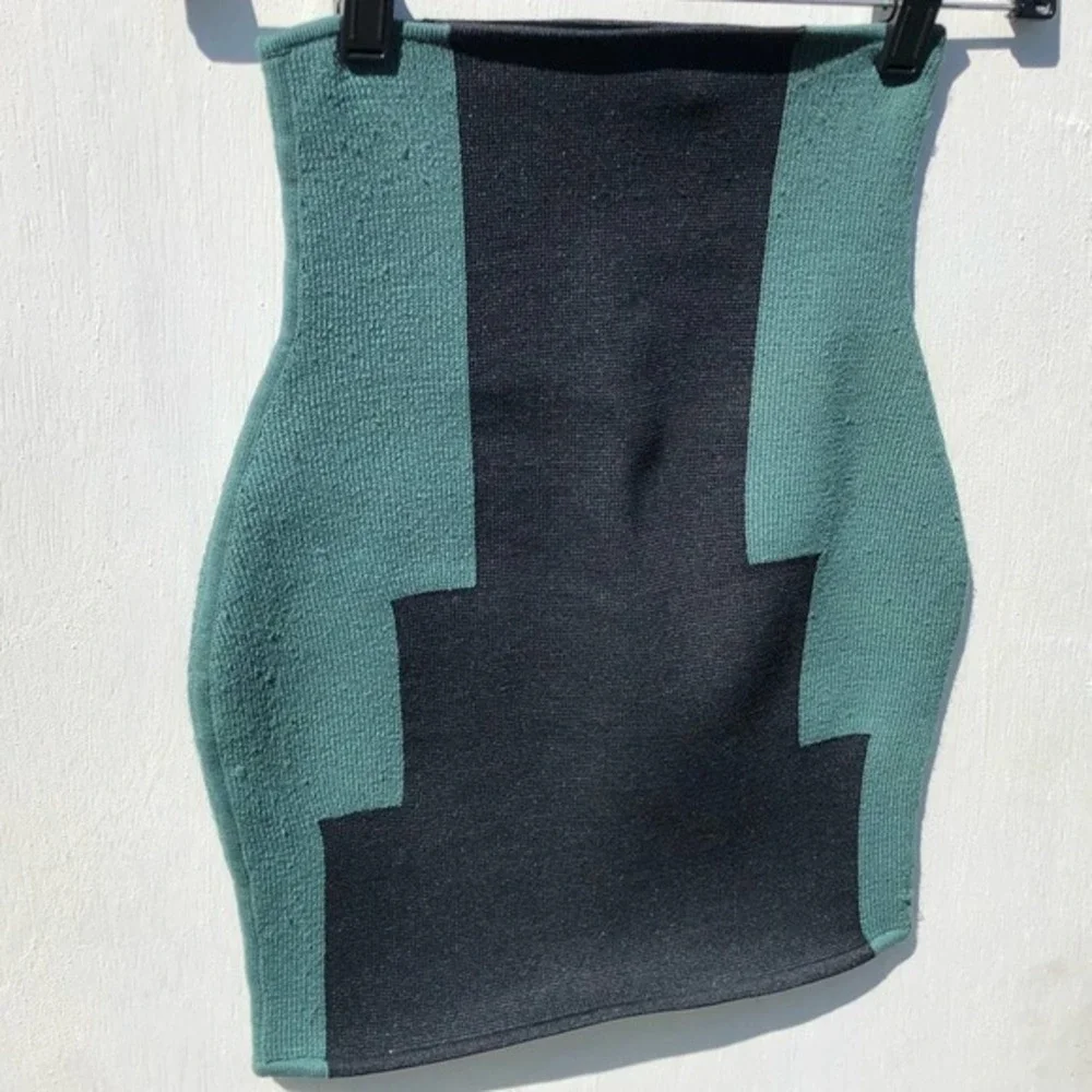 Alexander Wang Knit Skirt Women’s XS | Black Green